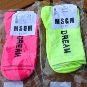 MSGM neon socks